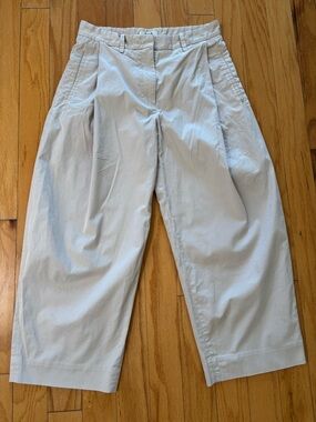 COS Pleated Barrel Leg Trousers, size EU40